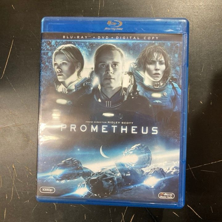 Prometheus Blu-ray+DVD (M-/M-) -seikkailu/sci-fi-